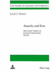 Cover of: Anarchy and Eros by Jennifer E. Michaels