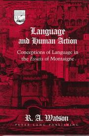 Language and human action by R. A. Watson