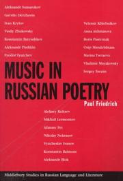 Cover of: Music in Russian poetry