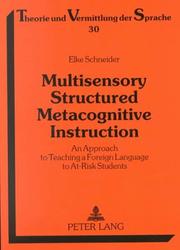 Multisensory structured metacognitive instruction by Schneider, Elke