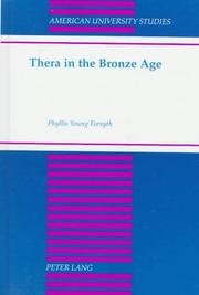 Thera in the Bronze Age by Phyllis Young Forsyth