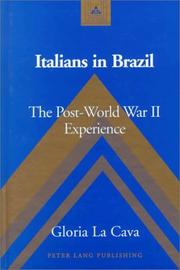 Cover of: Italians in Brazil: the post-World War II experience