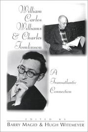 Cover of: William Carlos Williams and Charles Tomlinson: a transatlantic connection