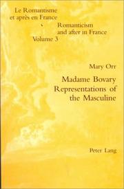 Cover of: Madame Bovary - Representations of the Masculine