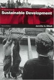 Cover of: An Introduction to Sustainable Development (Routledge Introductions to Development.)