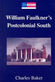 Cover of: William Faulkner's postcolonial South