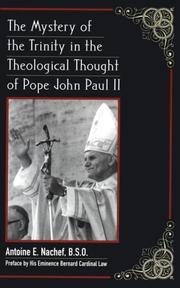 Cover of: The mystery of the Trinity in the theological thought of Pope John Paul II