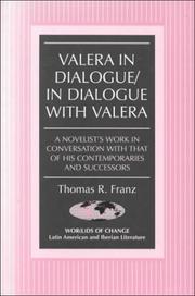 Cover of: Valera in Dialogue/In Dialogue with Valera by Thomas R. Franz