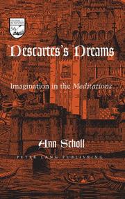 Cover of: Descartes's Dreams:  Imagination in the Meditations (Studies in the Humanities (New York, N.Y.))