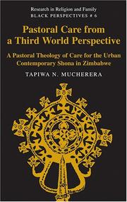 Cover of: Pastoral Care from a Third World Perspective by Tapiwa N. Mucherera