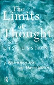 Cover of: The Limits of Thought by David Bohm, David Bohm