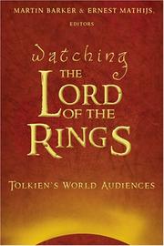 Cover of: Watching the Lord of the Rings by 