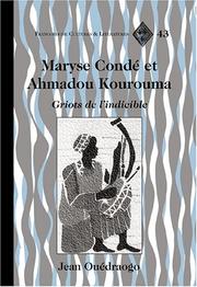 Maryse Condé et Ahmadou Kourouma by Jean Ouédraogo