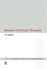 Cover of: Modern Political Thought: A Reader