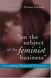 Cover of: On the Subject of the Feminist Business | Teresa Caruso