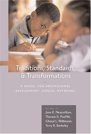 Cover of: Traditions, Standards, and Transformations | 