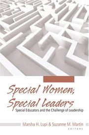 Cover of: Special Women, Special Leaders: Special Educators And the Challenge of Leadership (Counterpoints Studies in the Postmodern Theory of Education)