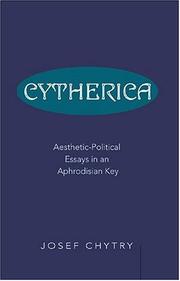 Cover of: Cytherica: Aesthetic-Political Essays In An Aphrodisian Key