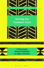 Serving The Common Good by Kiluba L. Nkulu