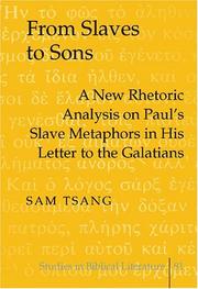 From slaves to sons by Sam Tsang
