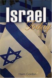 Cover of: Israel Today by Haim Gordon