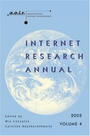 Cover of: Internet Research Annual (Digital Formations)