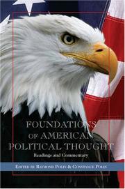 Cover of: Foundations of American political thought