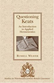 Questioning Keats by Russell Weaver