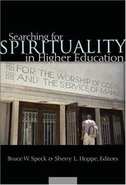 Cover of: Searching for Spirituality in Higher Education by Sherry L. Hoppe
