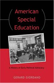 American Special Education by Gerard Giordano