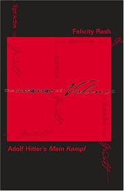 Cover of: The Language of Violence: Adolf Hitler's Mein Kampf