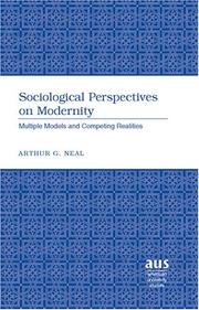 Cover of: Sociological Perspectives on Modernity: Multiple Models and Competing Realities (American University Studies Series XI, Anthropology and Sociology)