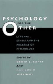 Cover of: Psychology for the Other: Levinas, Ethics and the Practice of Psychology