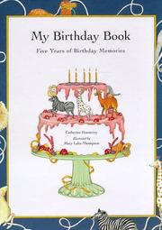 Cover of: My Birthday Book by Catherine Hoesterey