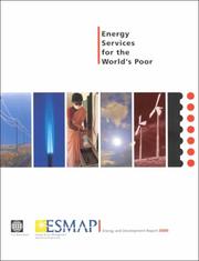 Cover of: Energy Services for the World's Poor