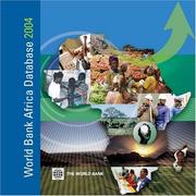 Cover of: World Bank Africa Database 2004: Multiple User