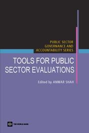 Cover of: Tools for Public Sector Evaluations (Public Sector Governance and Accountability)