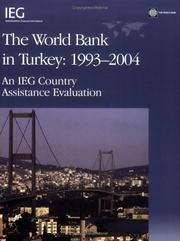 The World Bank in Turkey 19932004 by Basil G. Kavalsky