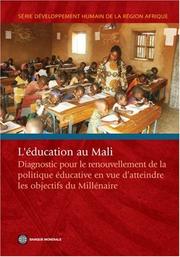 L'Ã©ducation au Mali by World Bank