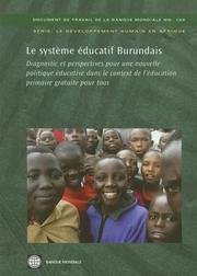 Le Syst'me 'Ducatif Burundais by World Bank