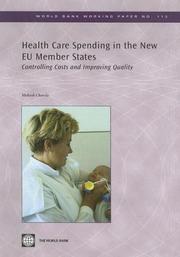 Cover of: Health Care Spending in the New EU Member States: Controlling Costs and Improving Quality (World Bank Working Papers)