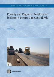 Cover of: Poverty and Regional Development in Eastern Europe and Central Asia (World Bank Working Papers) (World Bank Working Papers)