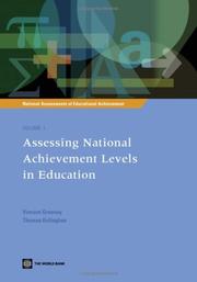 Cover of: Assessing National Achievement Levles in Education (National Assessments of Educational Achievement)