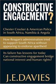 Cover of: Constructive Engagement? | J. E. Davies