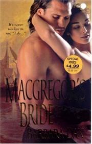 Cover of: MacGregor's Bride by Barbara Dan