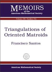 Triangulations of Oriented Matroids by Francisco Santos