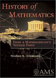 Cover of: History of Mathematics by Nikolaos K. Artemiadis