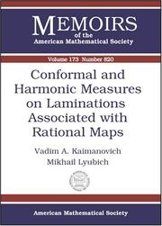 Cover of: Conformal and Harmonic Measures on Laminations Associated with Rational Maps (Memoirs of the American Mathematical Society)