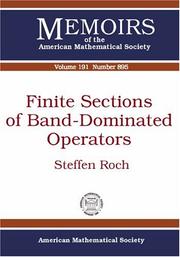 Cover of: Finite Sections of Band-Dominated Operators (Memoirs of the American Mathematical Society)