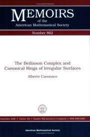 The Beilinson Complex And Canonical Rings of Irregular Surfaces (Memoirs of the American Mathematical Society) by Alberto Canonaco